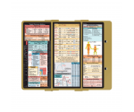 WhiteCoat Clipboard® Trifold - Tactical Brown Flight Medic Edition